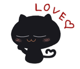BLACK CAT STICKER sticker #1889561