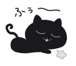 BLACK CAT STICKER sticker #1889563