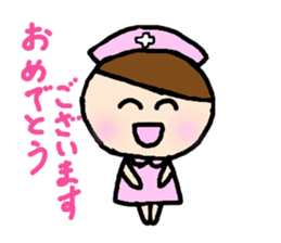 The lovely nurse sticker #1889871