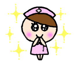 The lovely nurse sticker #1889896