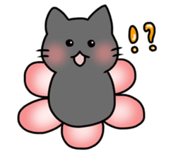 Cat bloomed sticker #1890333