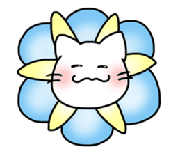 Cat bloomed sticker #1890336