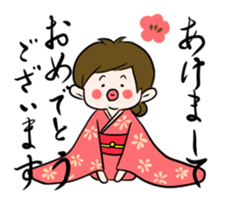 Pouty lips girl sticker #1890413