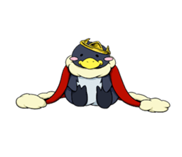 the easygoing King Penguin sticker #1891067