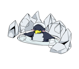 the easygoing King Penguin sticker #1891071