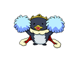 the easygoing King Penguin sticker #1891079