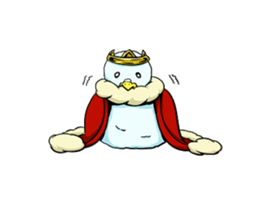 the easygoing King Penguin sticker #1891082