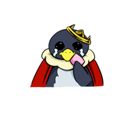 the easygoing King Penguin sticker #1891083