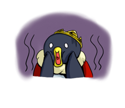 the easygoing King Penguin sticker #1891085