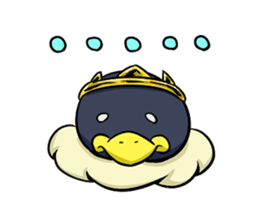 the easygoing King Penguin sticker #1891088