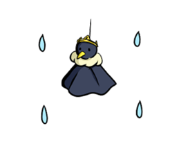 the easygoing King Penguin sticker #1891094