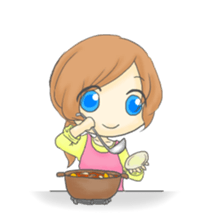 The Cute Office Girl sticker #1891262