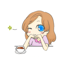 The Cute Office Girl sticker #1891265