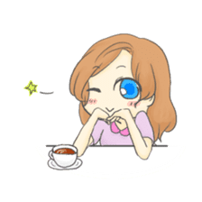The Cute Office Girl sticker #1891265