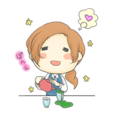 The Cute Office Girl sticker #1891267