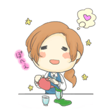 The Cute Office Girl sticker #1891267