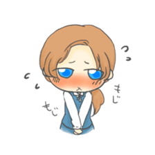 The Cute Office Girl sticker #1891268