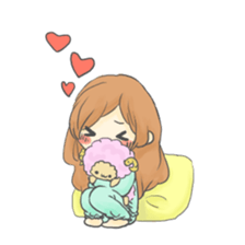 The Cute Office Girl sticker #1891271