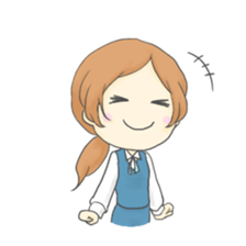 The Cute Office Girl sticker #1891272