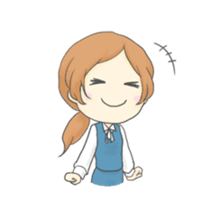 The Cute Office Girl sticker #1891272