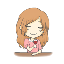 The Cute Office Girl sticker #1891273