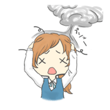 The Cute Office Girl sticker #1891275