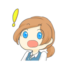 The Cute Office Girl sticker #1891276