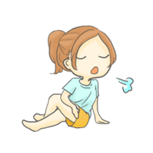 The Cute Office Girl sticker #1891284