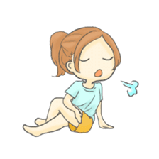 The Cute Office Girl sticker #1891284