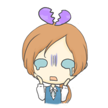 The Cute Office Girl sticker #1891297