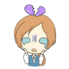 The Cute Office Girl sticker #1891297