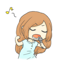 The Cute Office Girl sticker #1891298