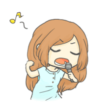 The Cute Office Girl sticker #1891298