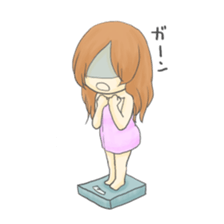 The Cute Office Girl sticker #1891299