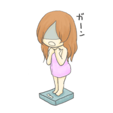 The Cute Office Girl sticker #1891299