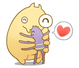 Hin & Mili by Nabbit sticker #1891773