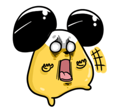 Momo's life sticker! Stylish mouse, Momo sticker #1892101