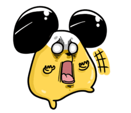 Momo's life sticker! Stylish mouse, Momo sticker #1892101