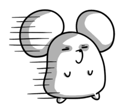 Momo's life sticker! Stylish mouse, Momo sticker #1892114
