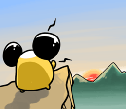 Momo's life sticker! Stylish mouse, Momo sticker #1892121