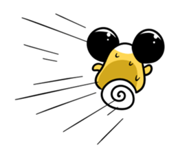 Momo's life sticker! Stylish mouse, Momo sticker #1892140