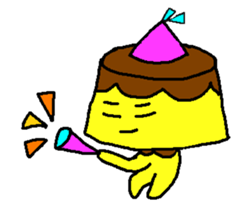 Pudding tan sticker #1892236