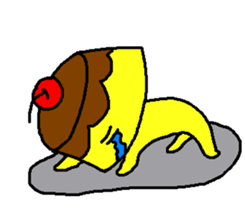 Pudding tan sticker #1892245