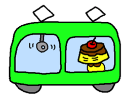 Pudding tan sticker #1892256