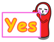 That red guy~Egypt style~ sticker #1892271