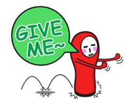 That red guy~Egypt style~ sticker #1892274