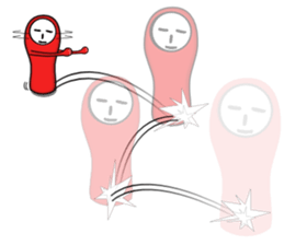 That red guy~Egypt style~ sticker #1892275