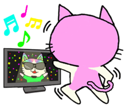 The Colorful Cat sticker #1892308