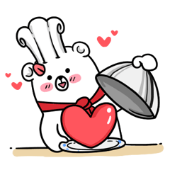 Polar Bear's cooking & food sticker