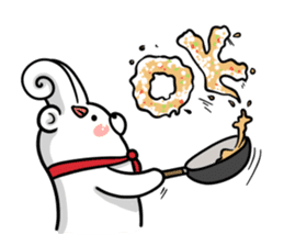 Polar Bear's cooking & food sticker sticker #1892547